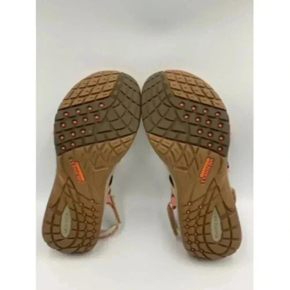 Merrell j65262 Tan Azura Wrap Sport Waterproof Leather Maryjane Sandals Sz 6 US - Picture 7 of 8